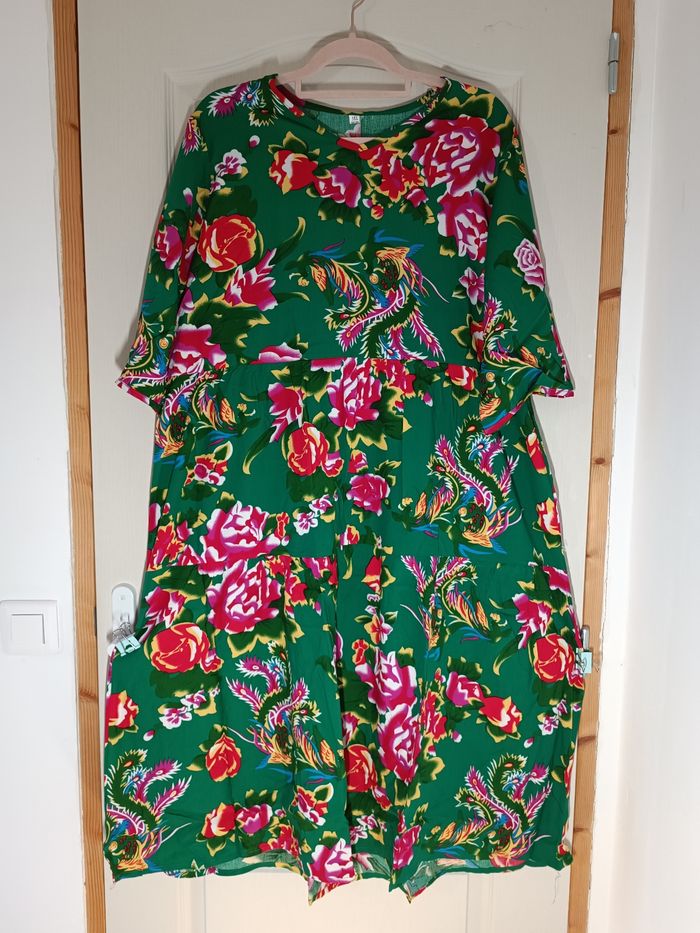 Robe floral oriental style folklorique 44/46 - photo numéro 4