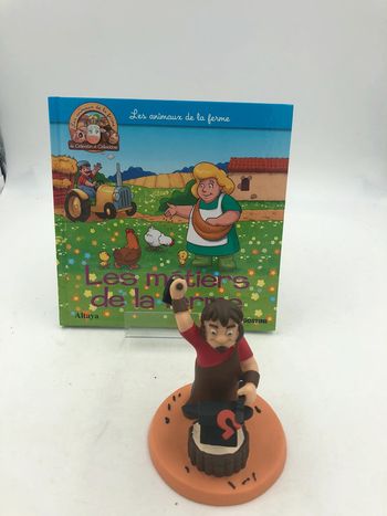 Livre + figurine Altaya les animaux de la ferme N•16 les métiers de la ferme