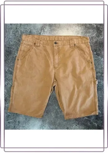 Short carpenter camel homme RK Brand 40x30 Pantaloncini carpentiere uomo Zimmermannsshorts Herren