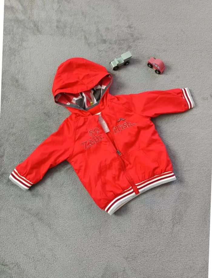 Veste zippée à capuche doublée polaire 6 mois Orchestra