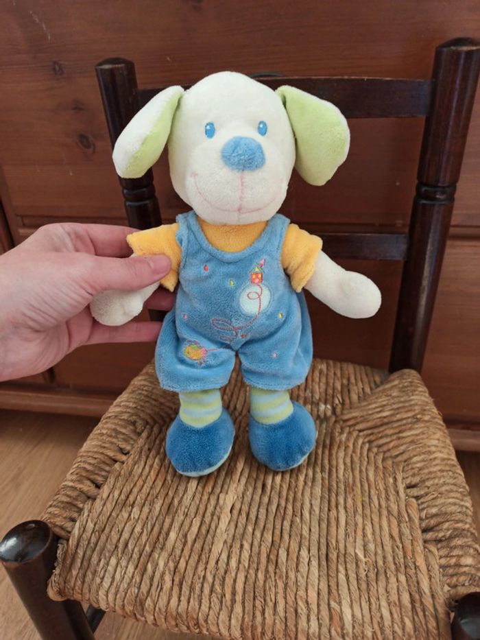 peluche doudou chien mots d enfants tbe - photo numéro 3