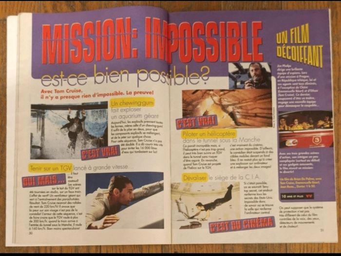 Ancien journal de mickey avec 4 fiches jeux + poster jeu N°2315 de 1996 vintage - photo numéro 6