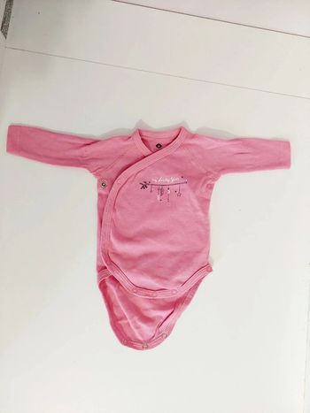 Body 1 mois rose