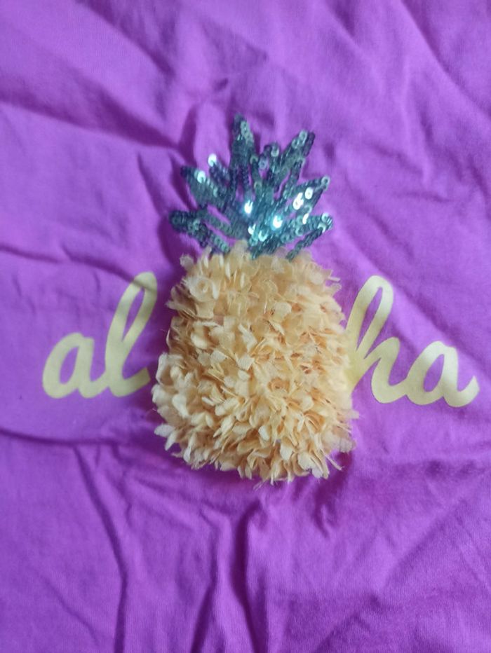 t shirt ananas 8 ans - photo numéro 2