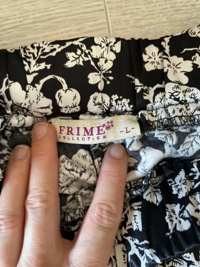 Pantalon fluide femme à motif - photo numéro 3