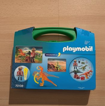 Mallette Playmobil dinosaure 70108