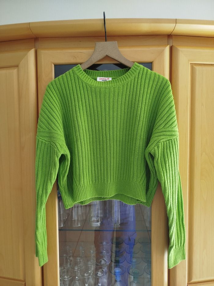 Pull vert taille S