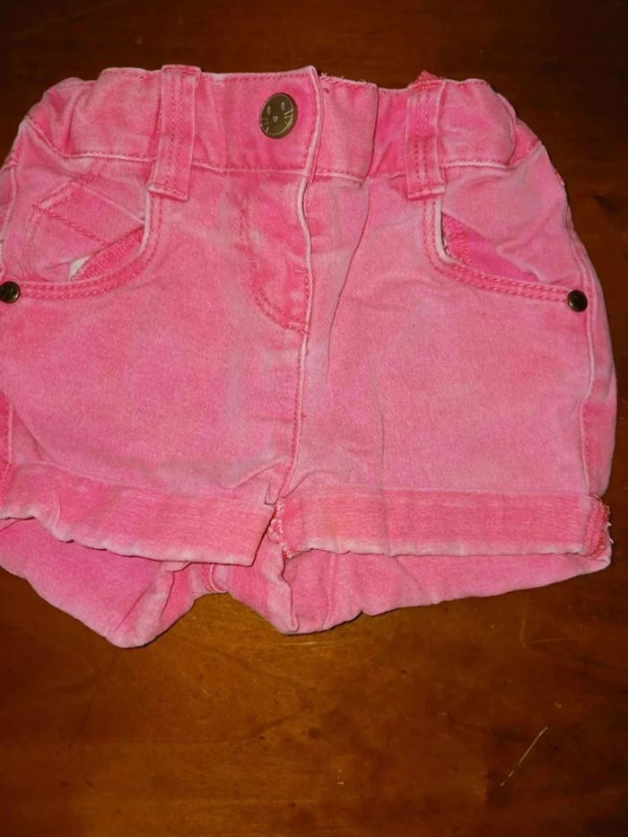 Short jean rose 18 mois kiabi