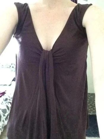 Débardeur marron/prune 36