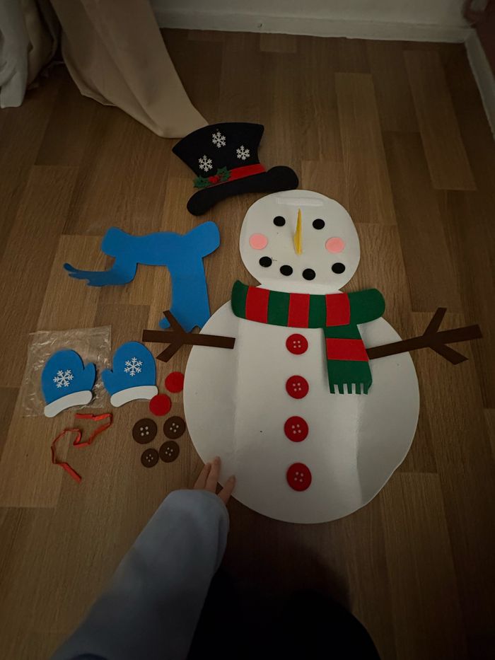 Jeu d’éveil scratch bonhomme de neige