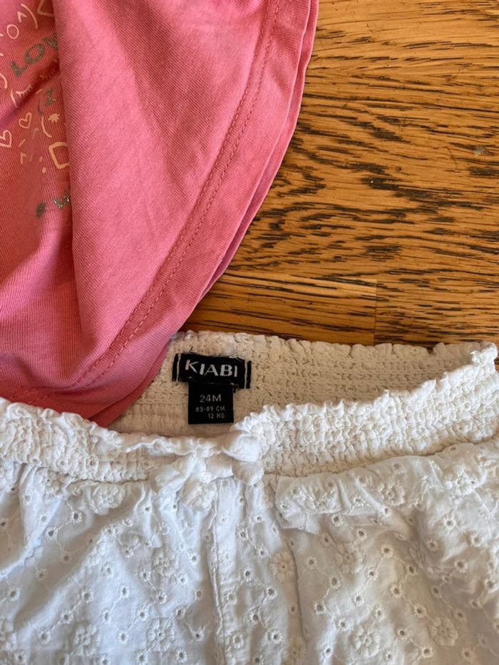 T-shirt +short 24mois - photo numéro 3
