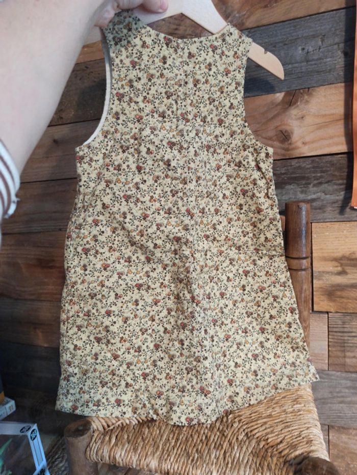 Robe vintage 2 ans Grenadine velours côtelé tbe - photo numéro 6