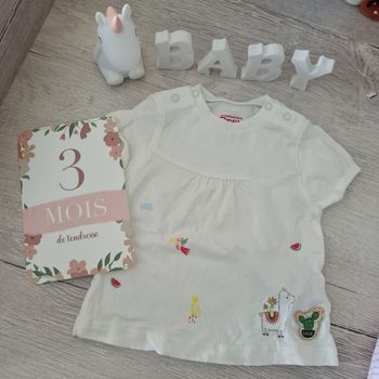 T-shirt cactus 🌵 3 mois