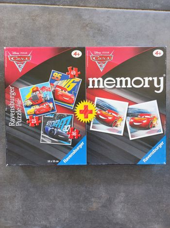 Memory et puzzle Cars