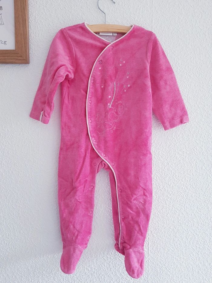 Noukie's - Grenouillère / pyjama une pièce / dors bien en velours (18 mois) - photo numéro 2