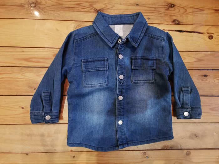 Chemise jeans 12 mois - photo numéro 3