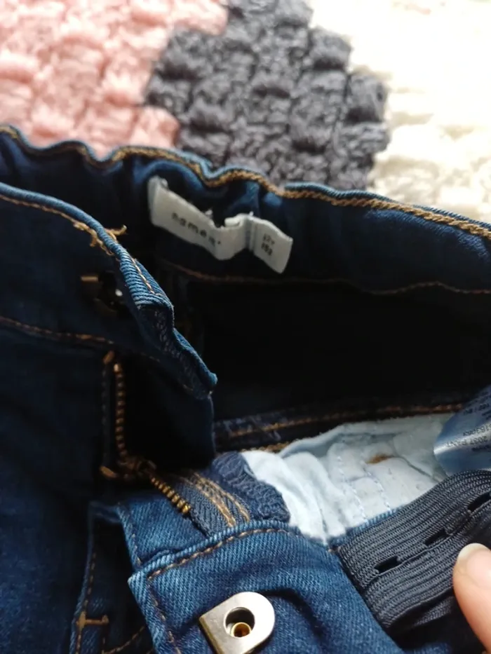 Jean slim taille réglable - photo numéro 2