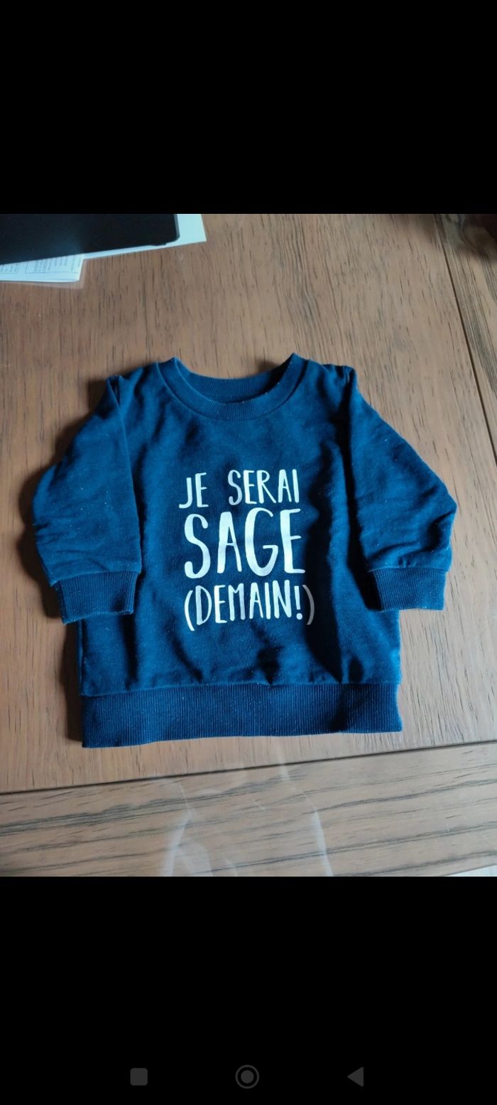 Lot de 2 pulls 6 mois - photo numéro 4