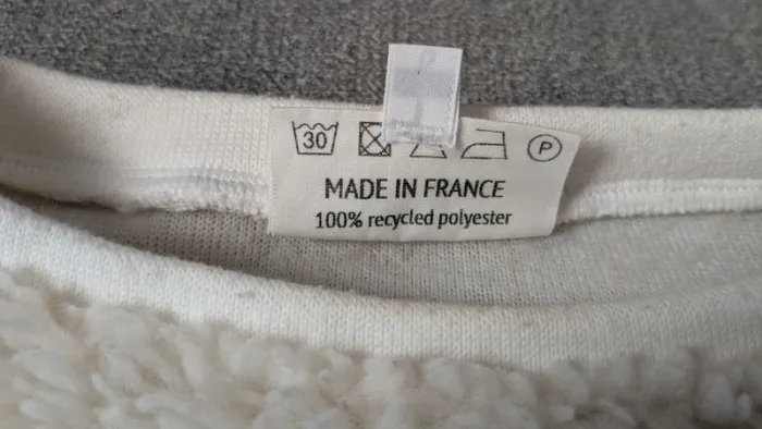 Pull moumoute blanc crème | 2 ans - photo numéro 4