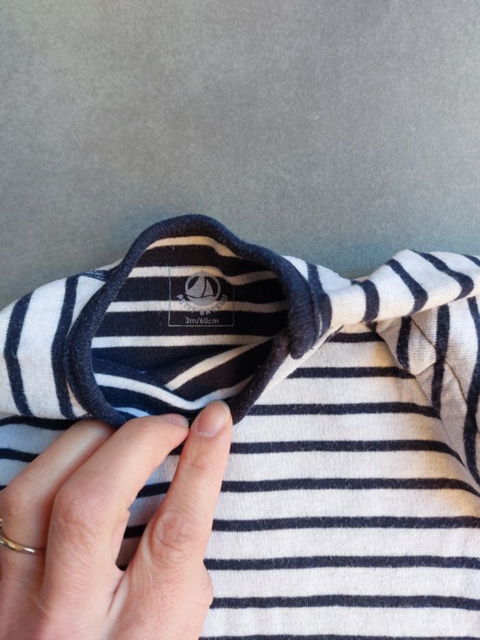 Combinaison marinière 3 mois - photo numéro 2