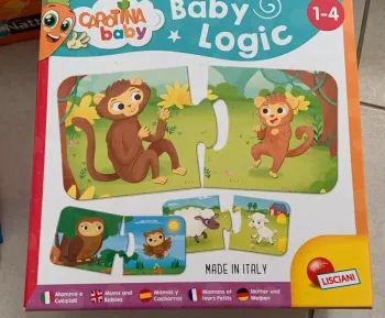 Lot de jeux et puzzles enfants 2–5 ans – Nathan, dominos, puzzles