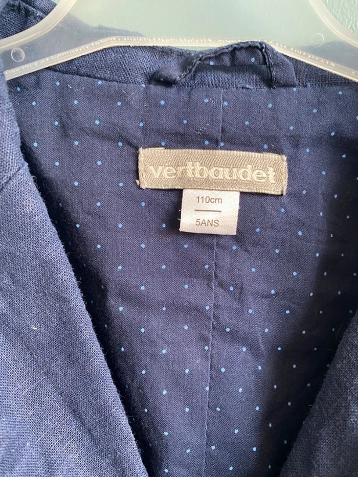 Veste blazer de cérémonie bleue verbaudet - photo numéro 2