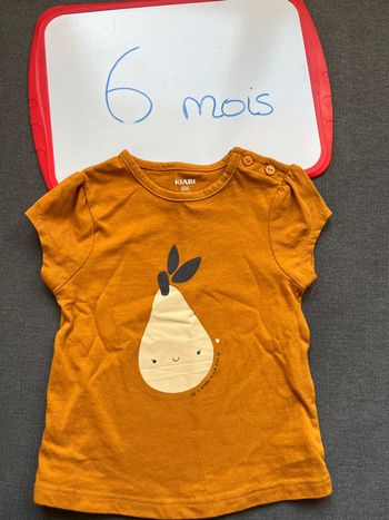 Teeshirt poire kiabi 6 mois