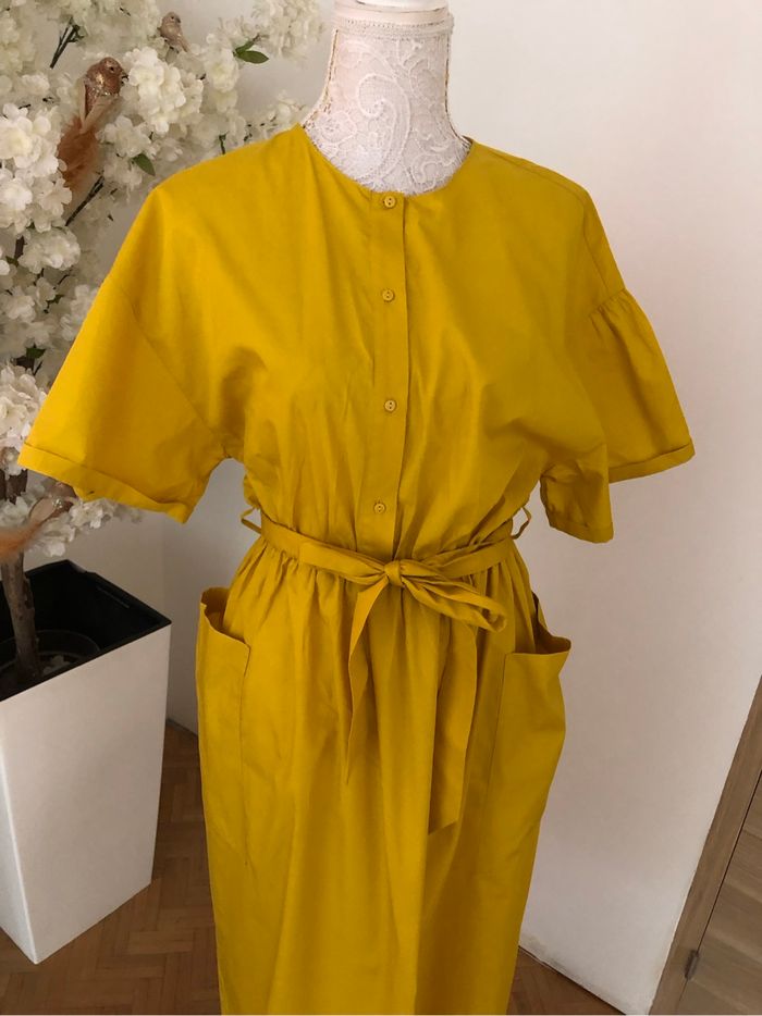Robe jaune Zara neuve taille S - photo numéro 5