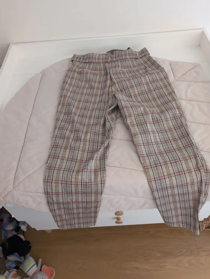 Pantalon a rayures femme cache cache taille 40 - photo numéro 6