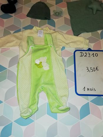 D2310 - ensemble garçon 1 mois