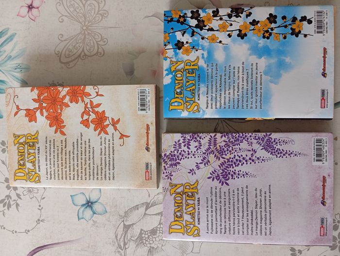 Lot de 3 mangas demon slayer - photo numéro 2