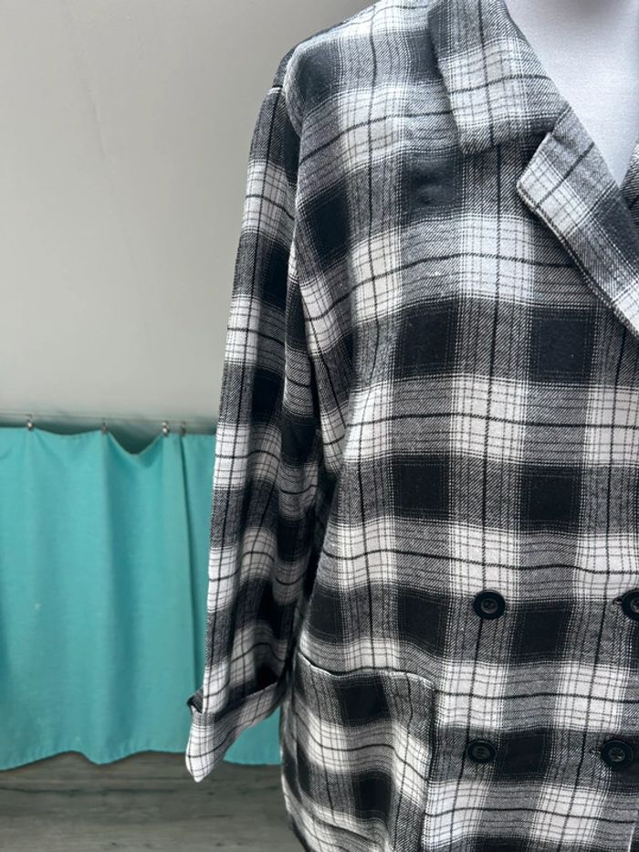 Veste chemise XL à carreaux - photo numéro 4