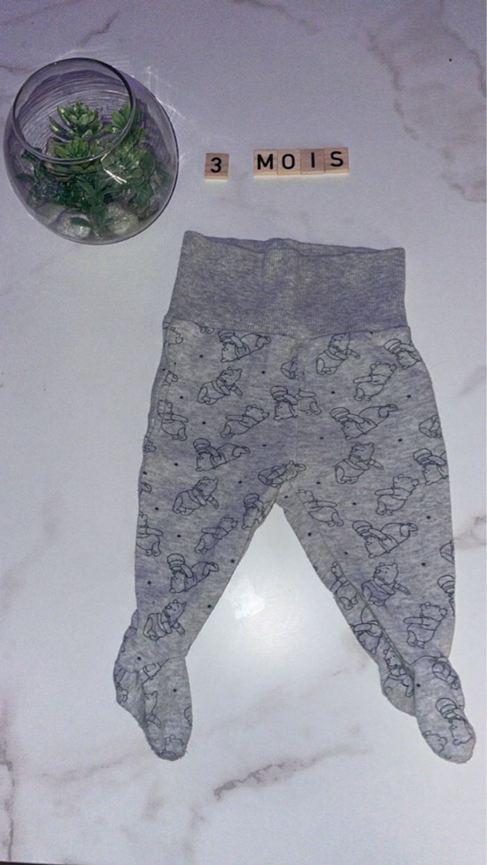 Lot de 2 pantalon legging avec pied Disney