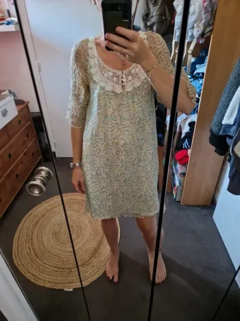 Robe tunique été en soie