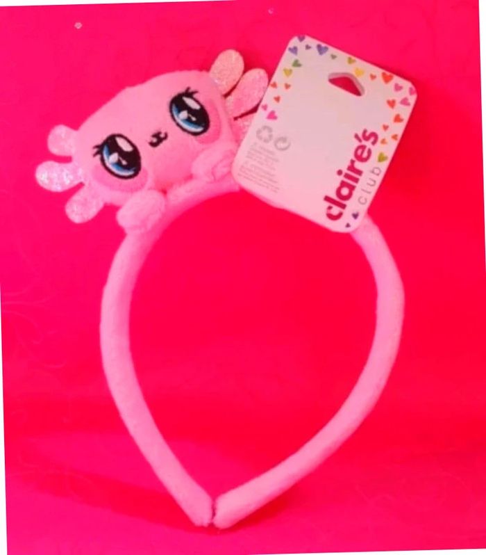 Serre-tête enfant rose Neuf Claire's