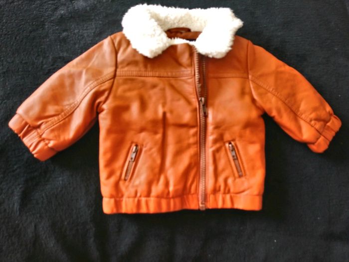 Veste bébé type blouson aviateur