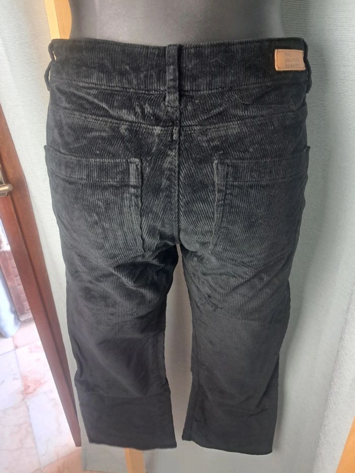 Happy pantalon velour noir pat d eph T. 36 en tbe - photo numéro 9