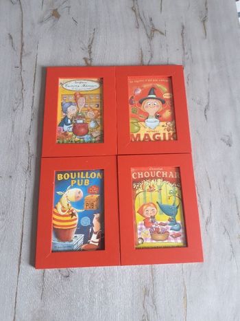 4 cadres publicitaires 10x15