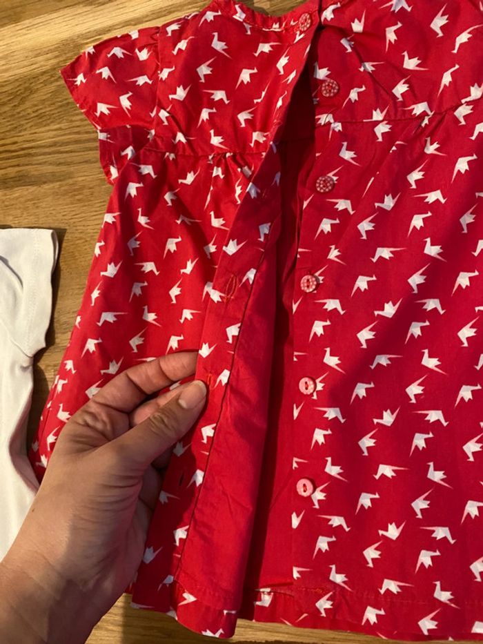 Ensemble rose body robe bloomer 6 mois - photo numéro 6