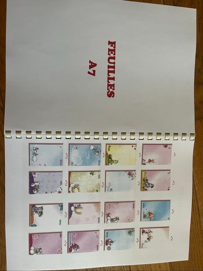 Livret de collection / registre / répertoire feuilles Diddl - photo numéro 2