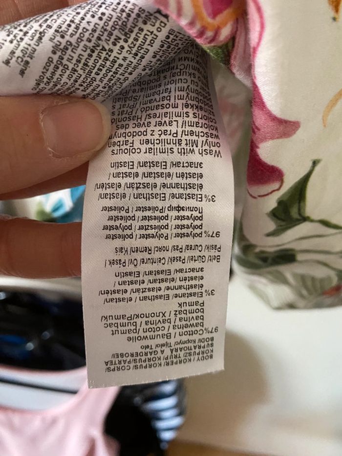 Robe multicolore fleurie Orsay Taille 38 - photo numéro 4