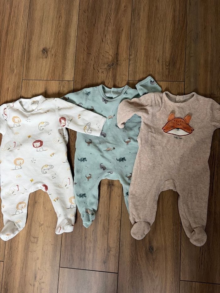 Lot 3 pyjamas velours