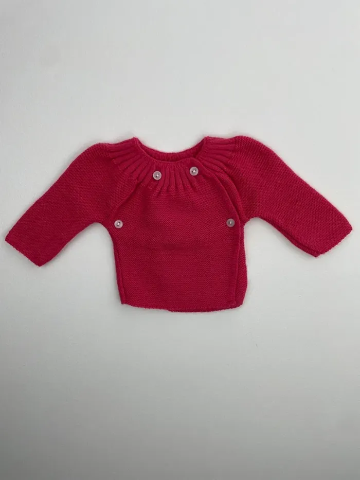 Gilet Naissance / 1 mois - P'tit bisou