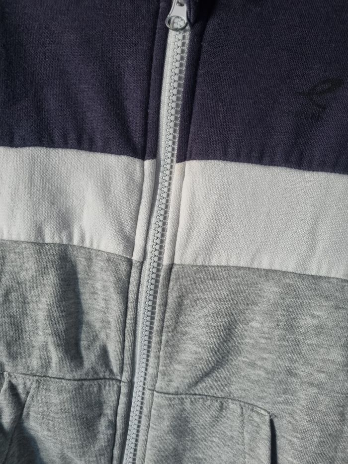 Gilet tricolore zippée à capuche 6ans - photo numéro 7