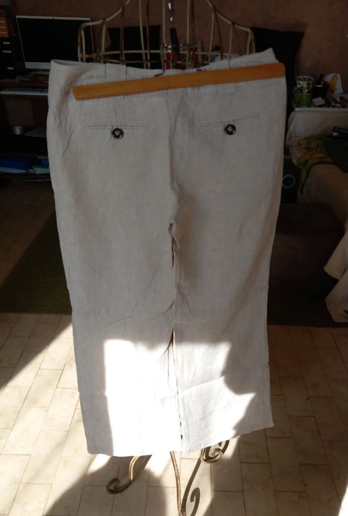 Pantacourt en lin (T.36) - photo numéro 2