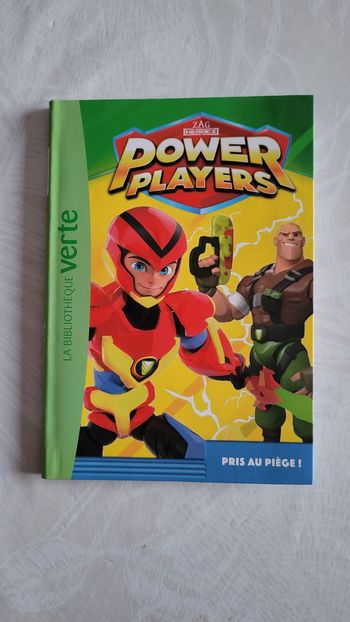 Livre Power players , pris au piège ! Bibliothèque verte.