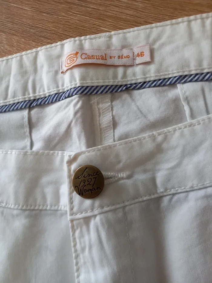 Panta-court blanc T46 - photo numéro 10