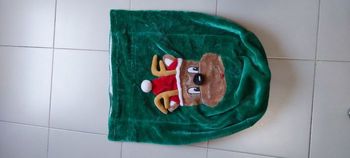 Hotte cadeau Noël motif Rennes