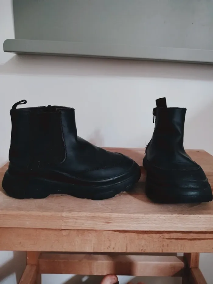Bottines Zara noires - photo numéro 2