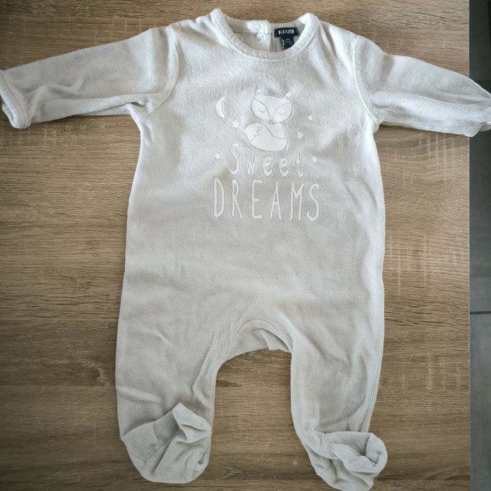 Pyjama velours taille 3 mois - photo numéro 3